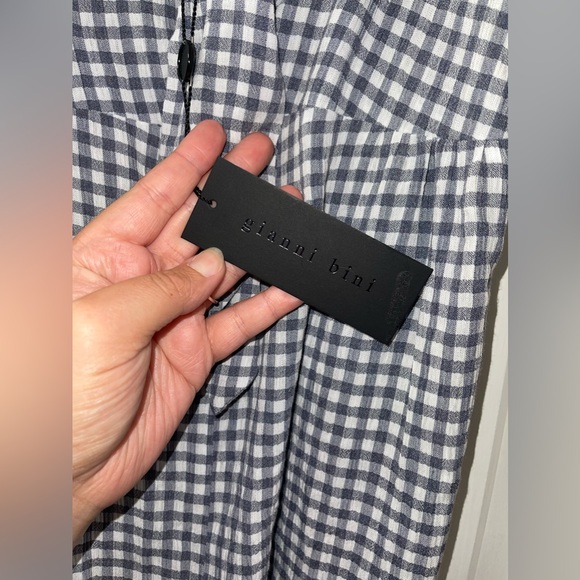 Gianni Bini Gingham Jumpsuit - Picture 2 of 5